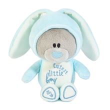 Me to You Tiny Tatty Teddy New Baby Boy Plush Bear In Bunny Onesie, 10cm Bear - Official Collection