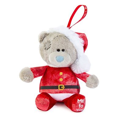 Me to You Plush Tree Decoration Tatty Teddy Dressed As Santa