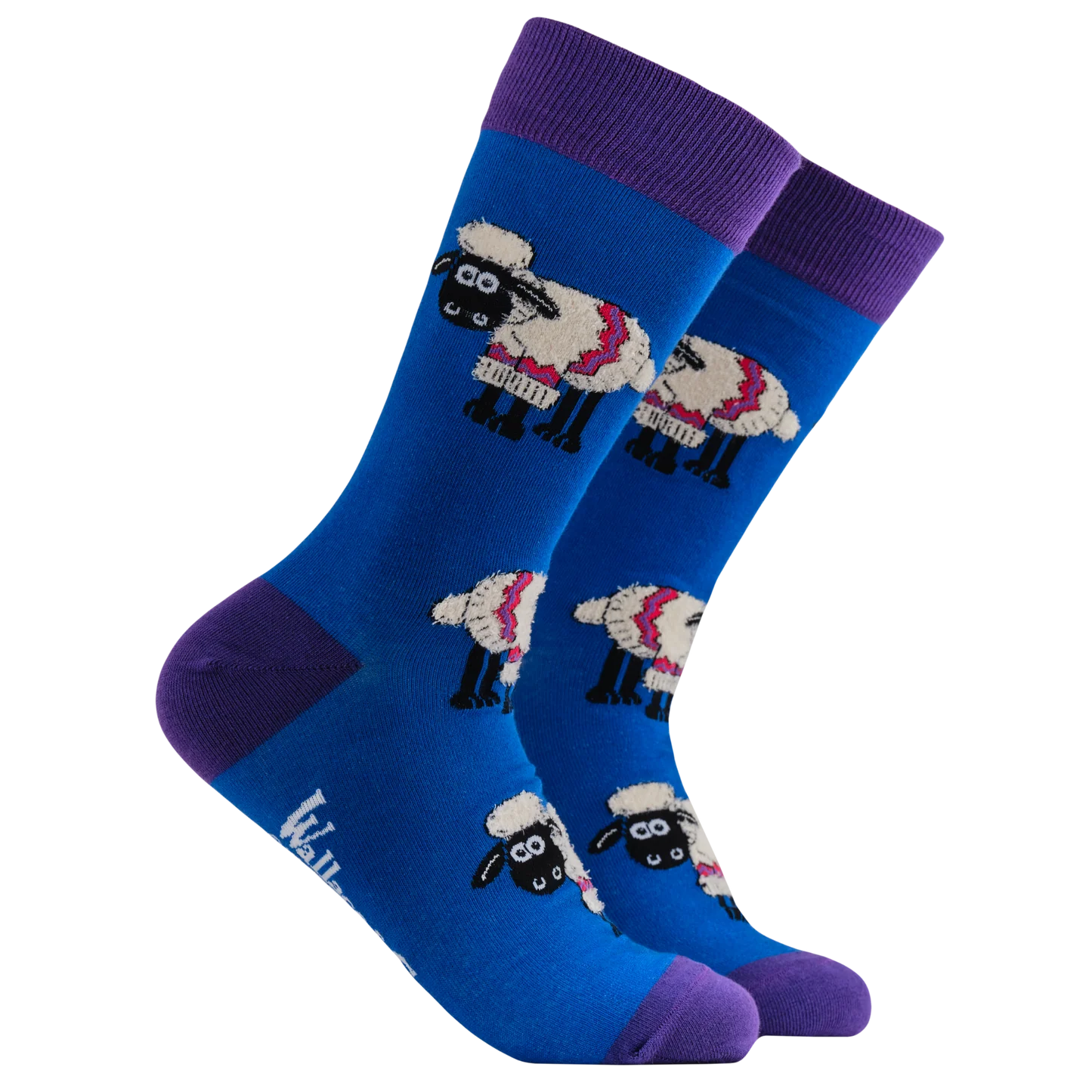 Fluffy Shaun The Sheep Socks - Socktopus X Wallace & Gromit