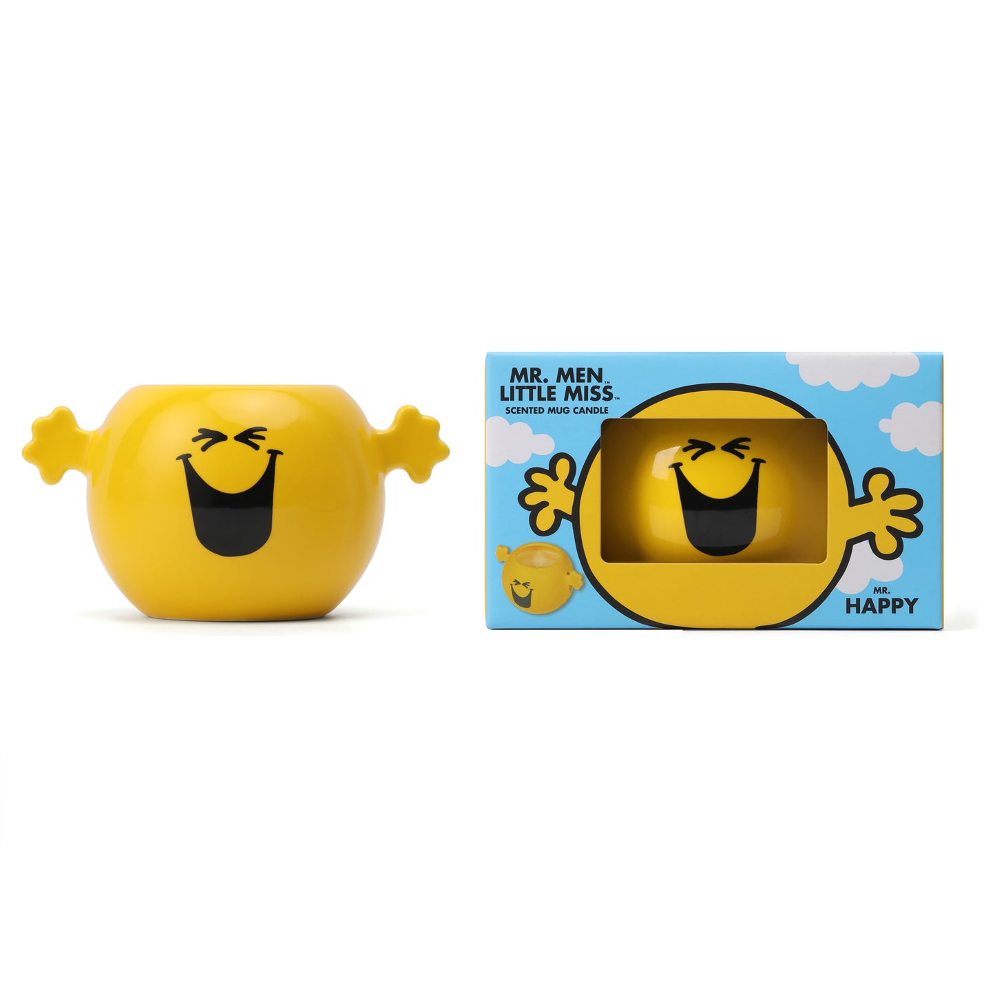 Mr. Men And Little Miss - Mr Happy Tropical Punch Scented Reusable Soup Bowl Candle