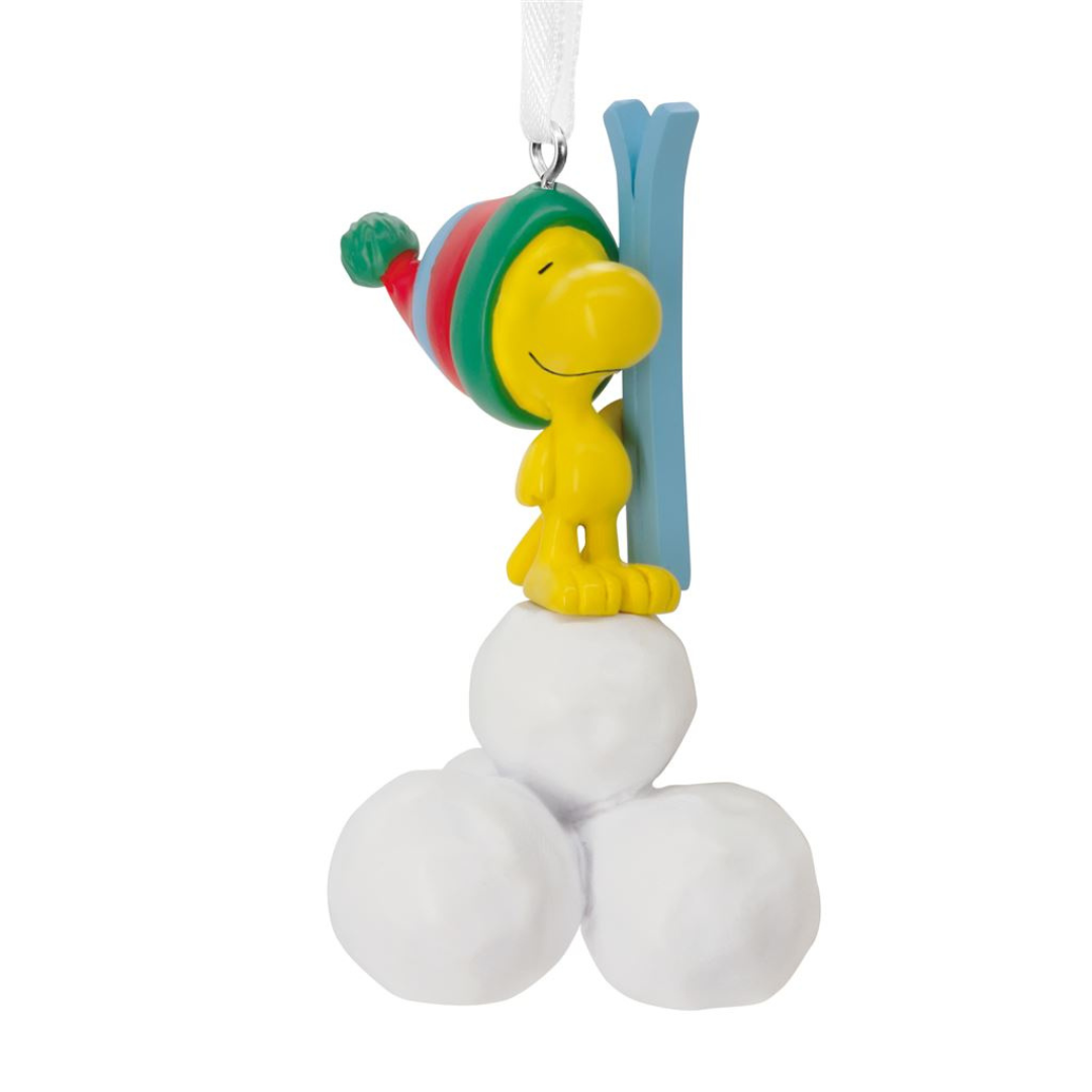 Collectable PEANUTS™ Christmas - WOODSTOCK with Snowballs Ornament