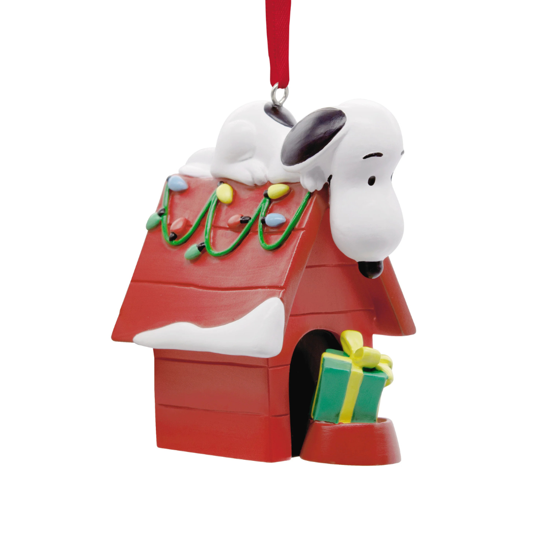 Collectable PEANUTS™ Christmas - SNOOPY on Doghouse Ornament