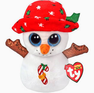 TY Beanie Boo Brrrnie Snowman