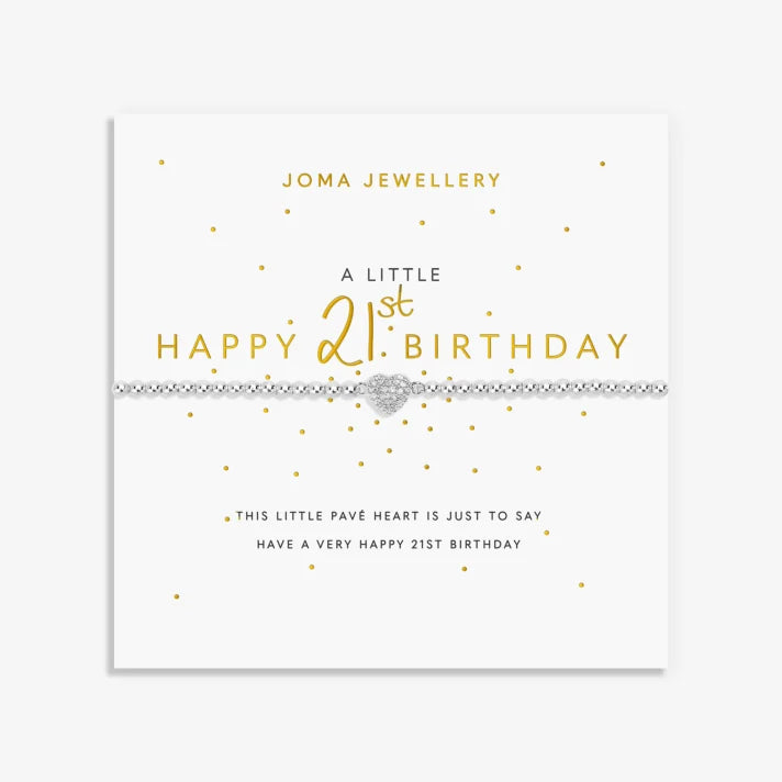 A Little 'Happy 21st Birthday' Bracelet