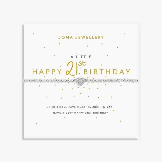 A Little 'Happy 21st Birthday' Bracelet