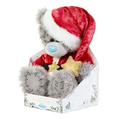 Me to You Tatty Teddy 19cm-High Cute Santa Bear In Luxury Gift Box