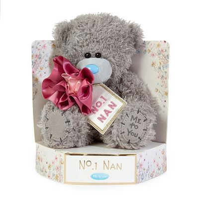 Me to You Tatty Teddy 'Wonderful Nan'-15cm Plush Bear On Gift Plinth