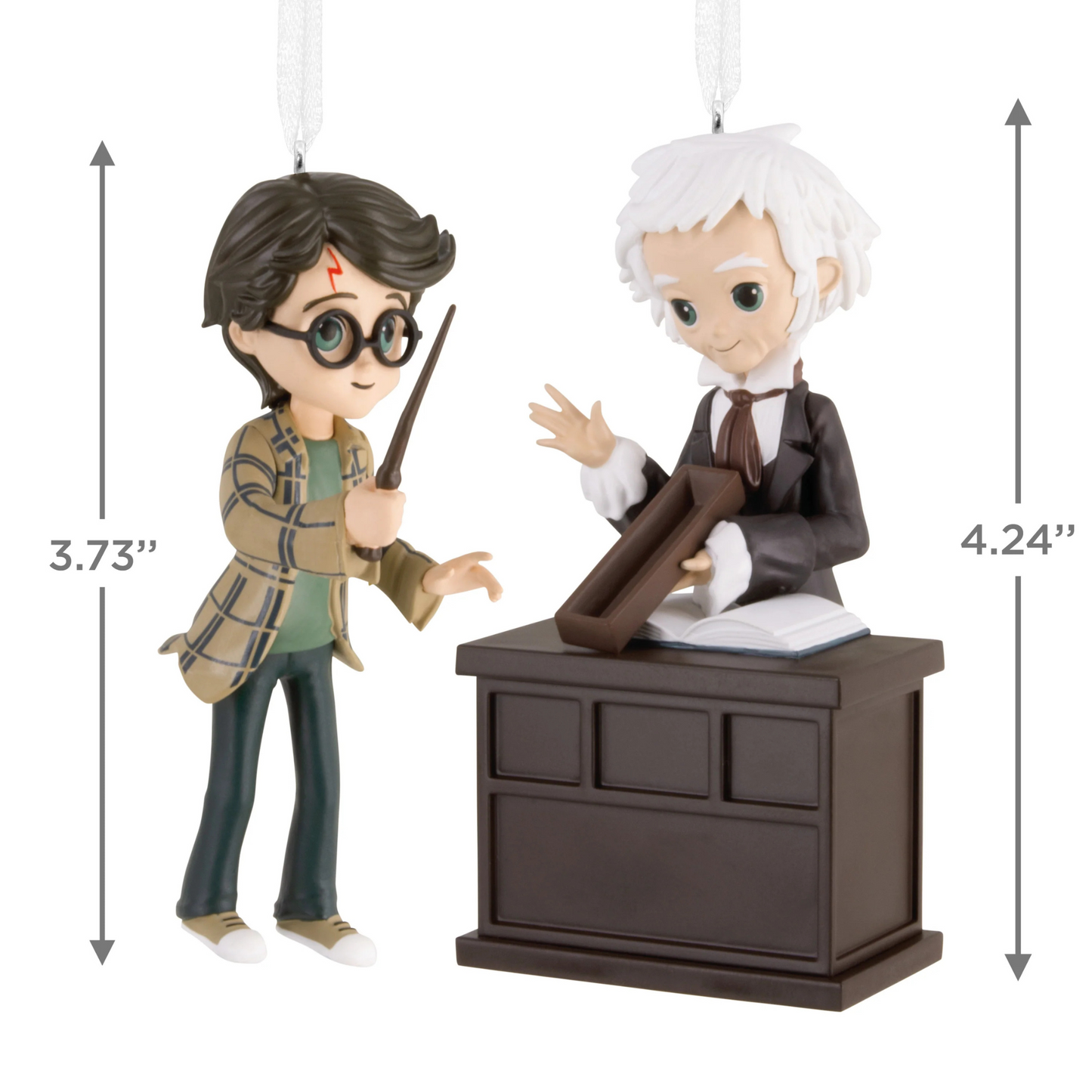 Storied Moments Harry Potter™ Tree Decorations - Set of 2 Harry Potter™ & Ollivander Ornaments