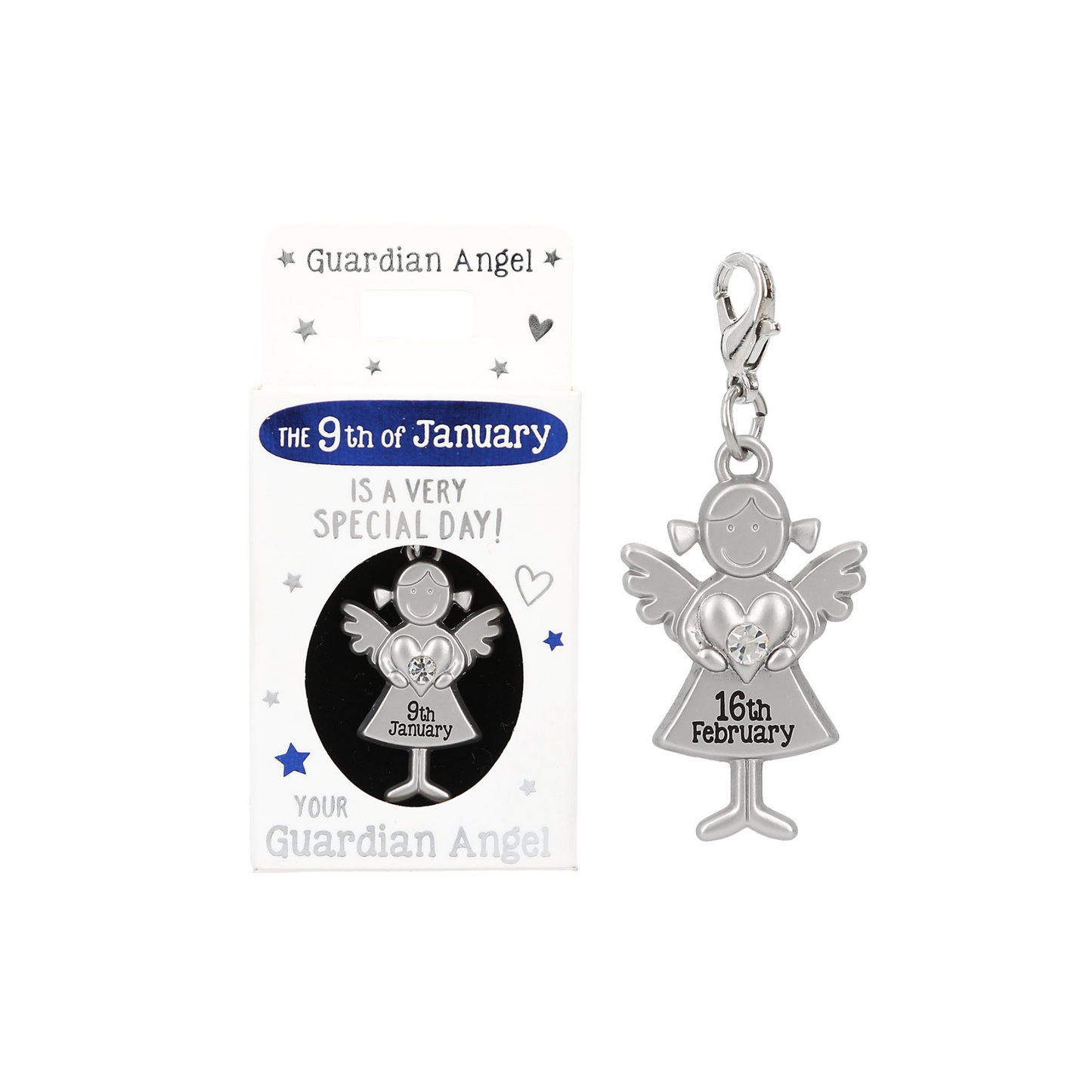 Guardian Angel Pendant, 365 Days Of Luck- July