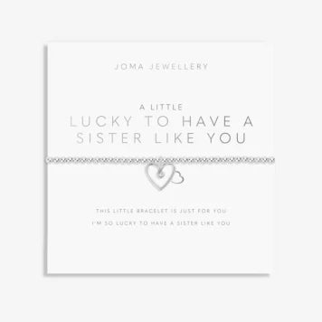 A Little 'Lucky to Have a Sister Like You' Bracelet