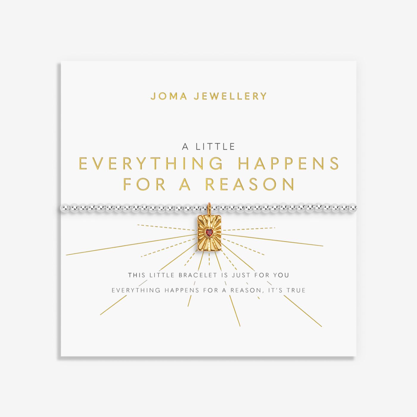 A Little 'Everything Happens For a Reason' Bracelet