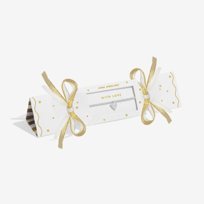 Christmas Cracker 'With Love' Bracelet