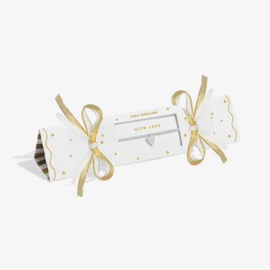 Christmas Cracker 'With Love' Bracelet