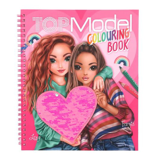 Top Model Colouring Book