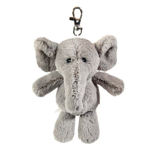 All Creatures - Hazel the Elephant Cuddly Toy Keyring / Keychain Small Size (17cm)
