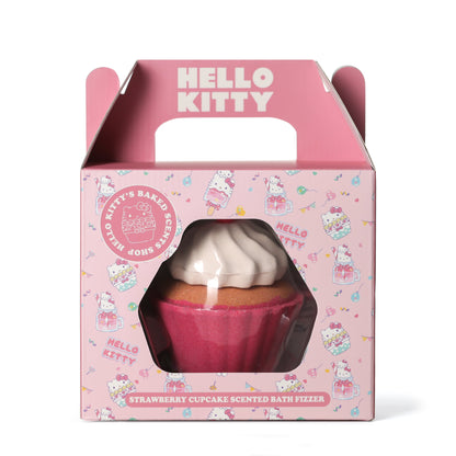 Strawberry Cupcake Scented Bath Fizzer
