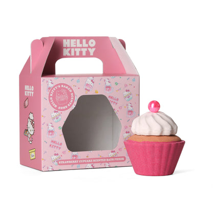Strawberry Cupcake Scented Bath Fizzer