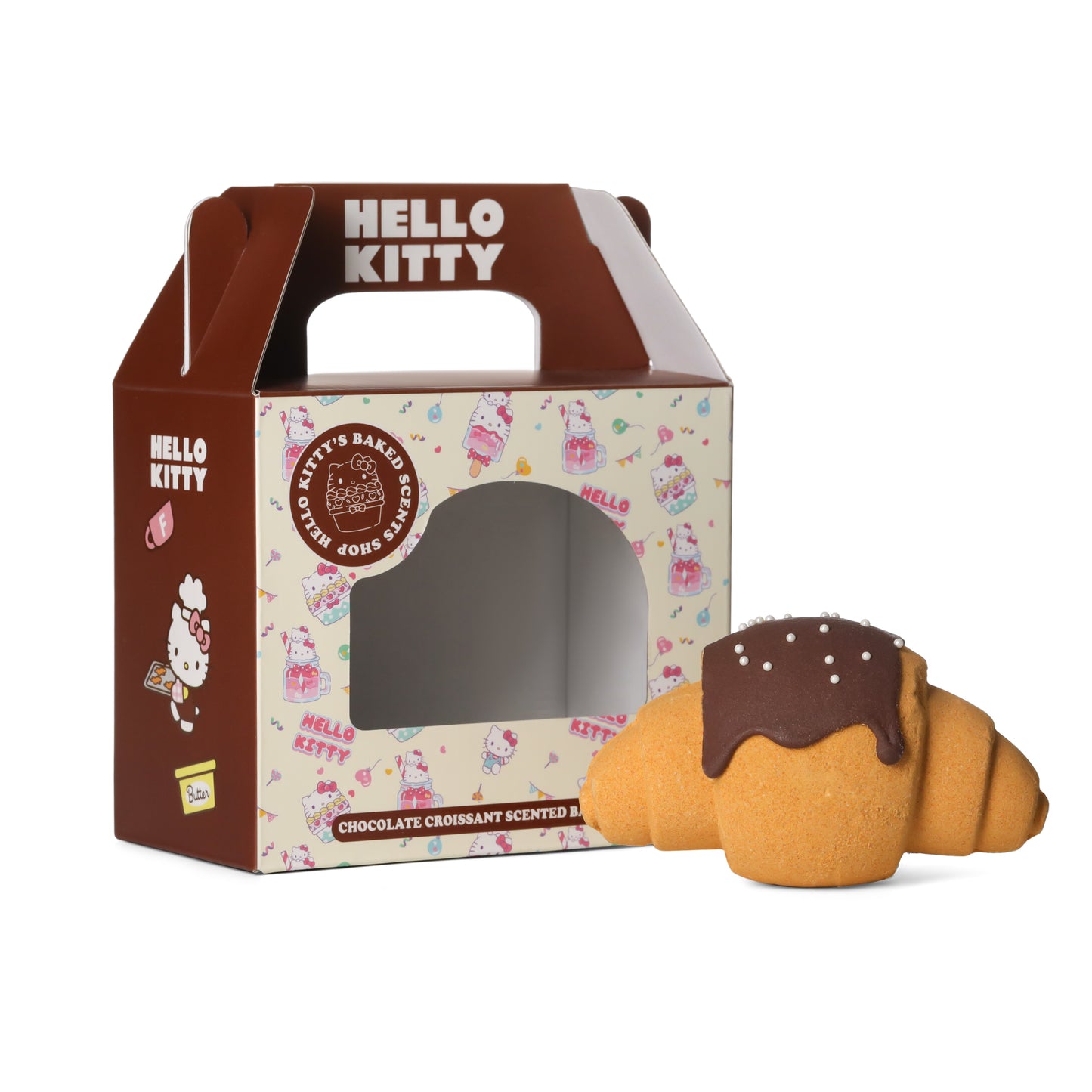 Chocolate Croissant Scented Bath Fizzer