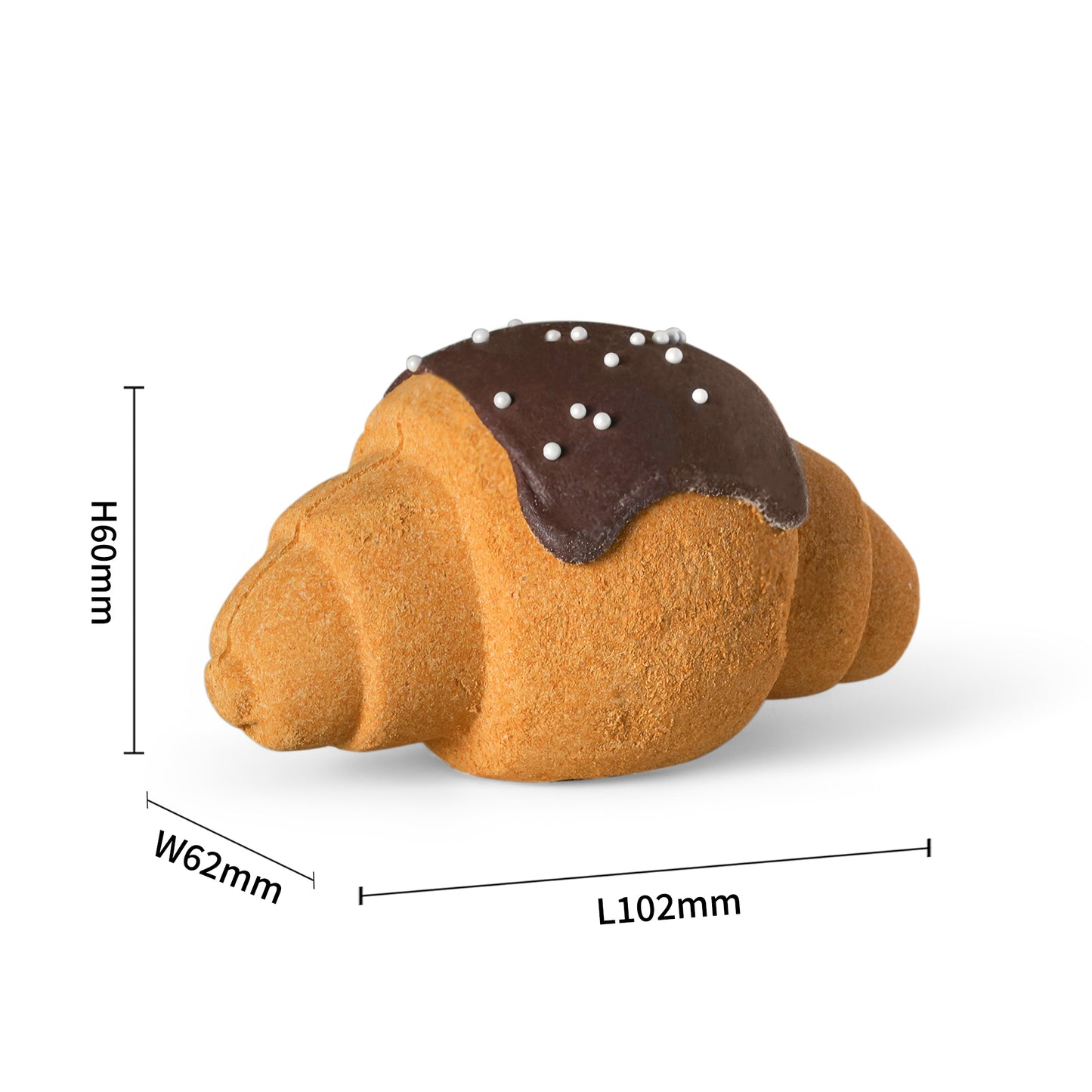 Chocolate Croissant Scented Bath Fizzer