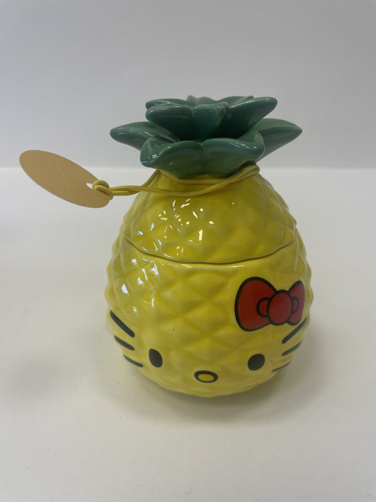 Summer Themed Candle, Reuseable Jar candle with Tropical Pineapple Scent