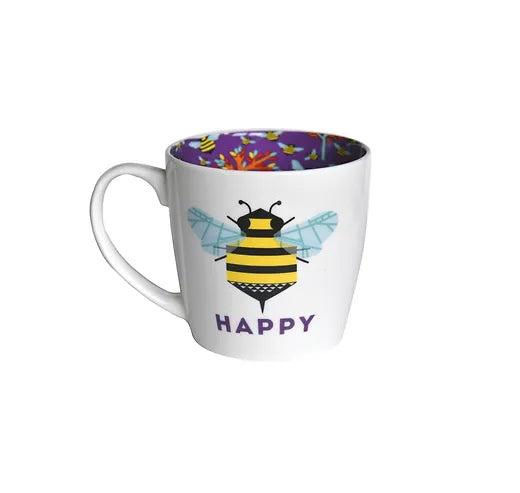 Inside Out Mug - Bee Happy