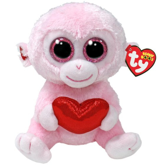 TY - Gigi Pink Monkey Plush