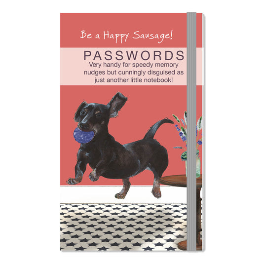 Dachshund Password Notebook