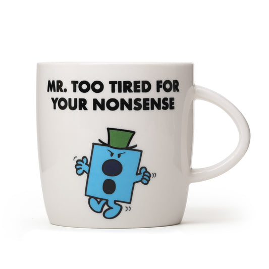 Mr.Men And Little Miss -  Mr Too Tired For Nonsense Spice & Wood Reusable Mug Candle