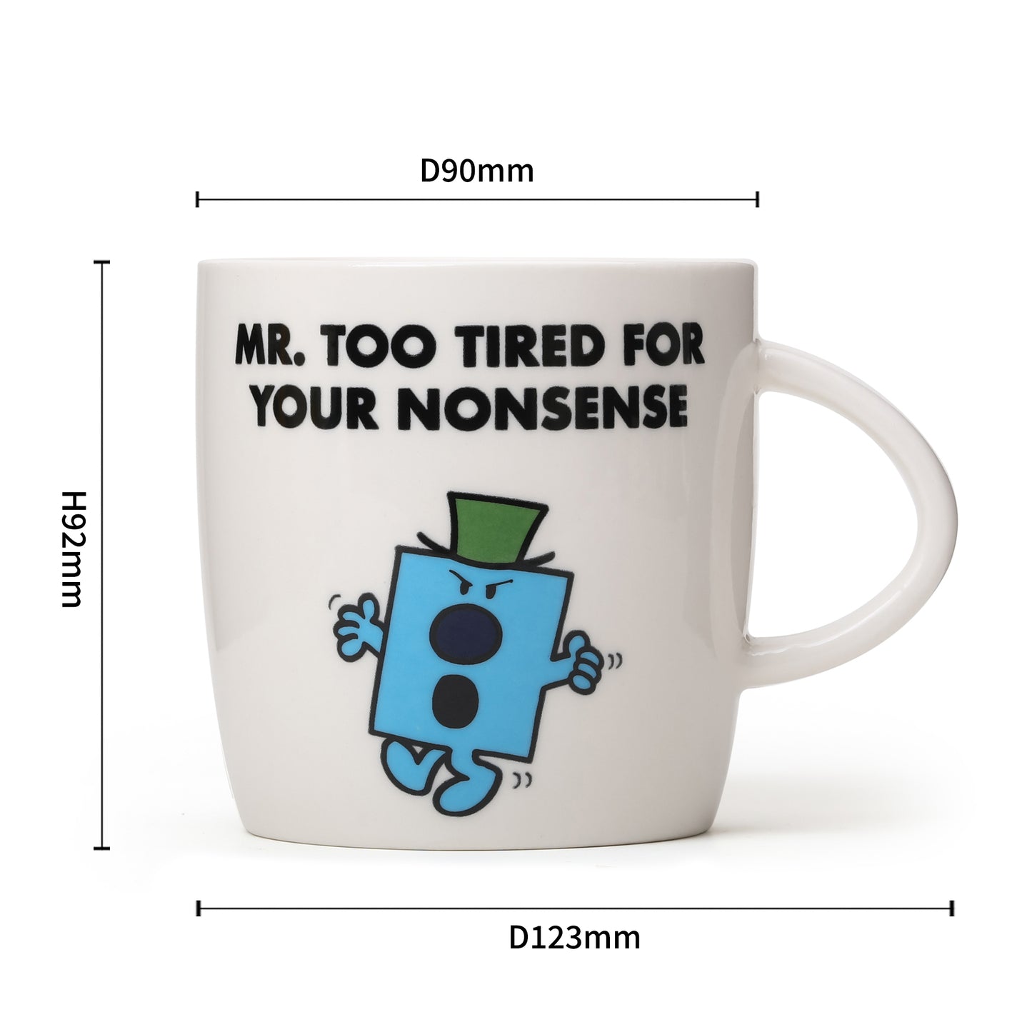 Mr.Men And Little Miss -  Mr Too Tired For Nonsense Spice & Wood Reusable Mug Candle