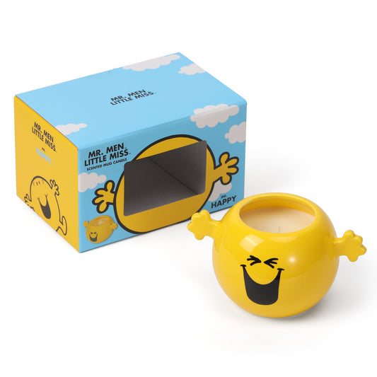 Mr. Men And Little Miss -  Mr Happy Tropical Punch Scented Reusable Soup Bowl Candle