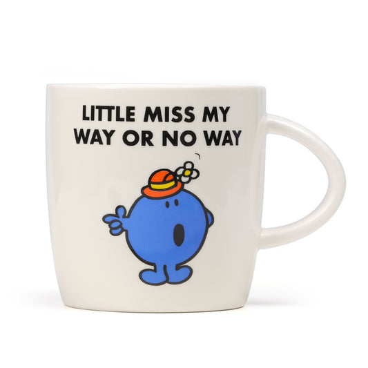 Mr.Men And Little Miss -  Little Miss "Her Way or No Way" Scented Reusable Mug Candle