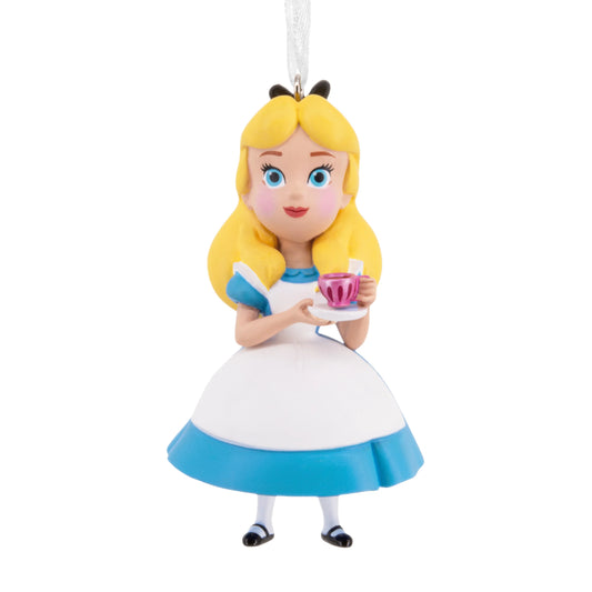 Collectable Hanging Ornament - Alice in Wonderland with Tea Cup Design