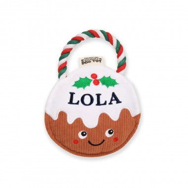 Personalised Christmas Squeaky Dog Toy