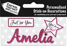 Express Yourself Self- Various Adhesive Names
