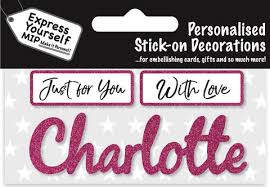 Express Yourself Self- Various Adhesive Names