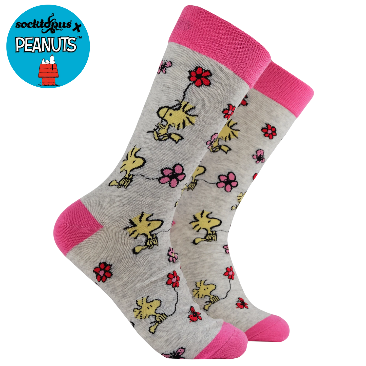 Woodstock Flowers Socks - Peanuts - 4-8